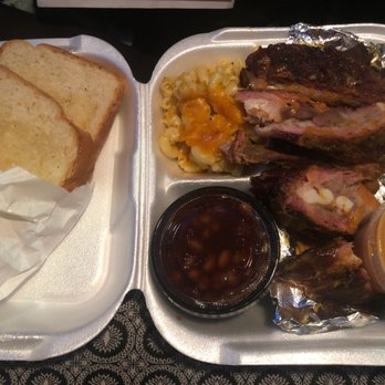 McCray's Backyard BBQ & Seafood - Rib dinner Mac & cheese baked beans mustard BBQ sauce - Barbeque Near Me - West Palm Beach, Florida McCray's Backyard BBQ & Seafood - Rib dinner Mac & cheese baked beans mustard BBQ sauce - Barbeque Near Me - West Palm Beach, Florida
