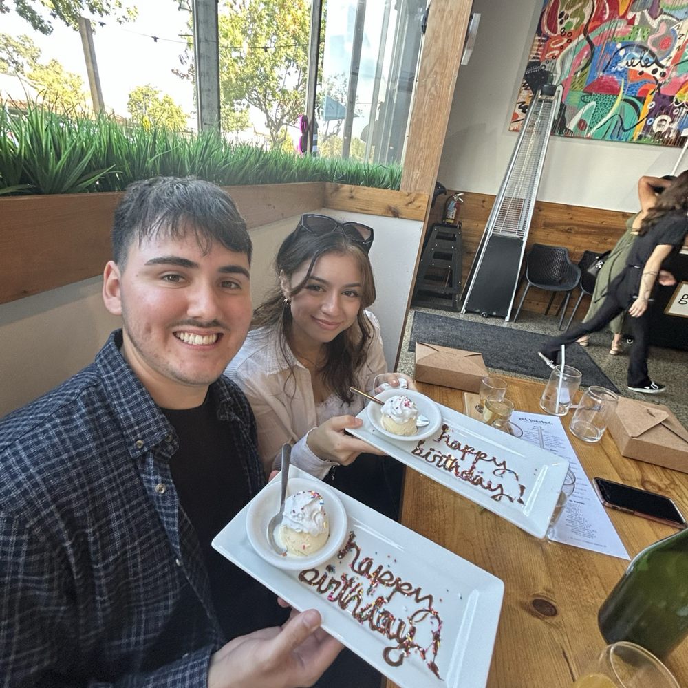 Get Toasted - A cute birthday dessert presentation by the staff! - Breakfast & Brunch Near Me - Riverbank, California