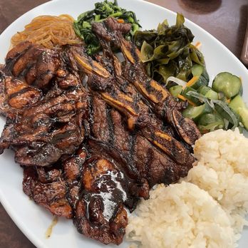 Ohana BBQ & Sushi - Kalbi and Spicy Pork Plate - Barbeque Near Me - Aiea, Hawaii Ohana BBQ & Sushi - Kalbi and Spicy Pork Plate - Barbeque Near Me - Aiea, Hawaii