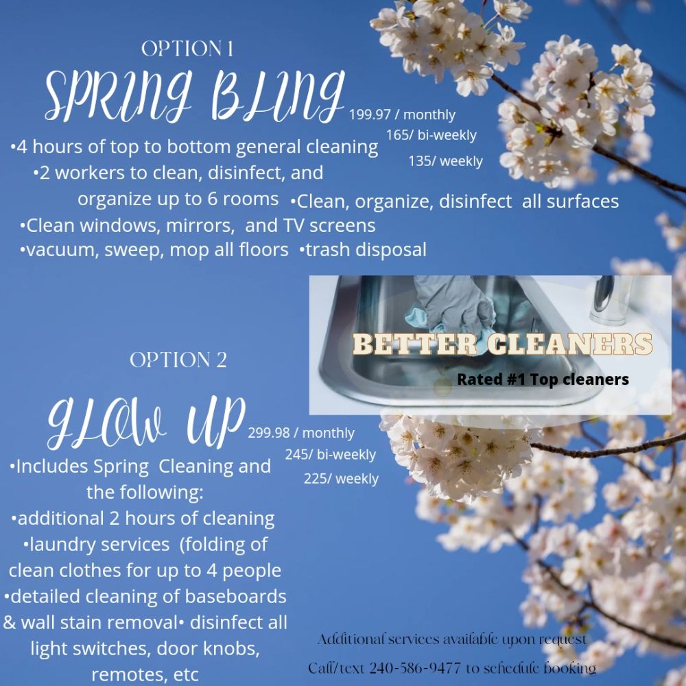 BETTER CLEANERS 20 Photos Baltimore, Maryland Home Cleaning Phone Number Yelp