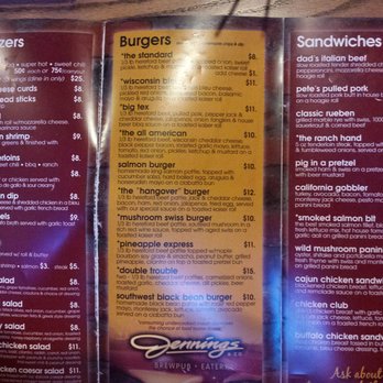Jennings & Co - Menu - Bars Near Me - Wisconsin Rapids, Wisconsin Jennings & Co - Menu - Bars Near Me - Wisconsin Rapids, Wisconsin