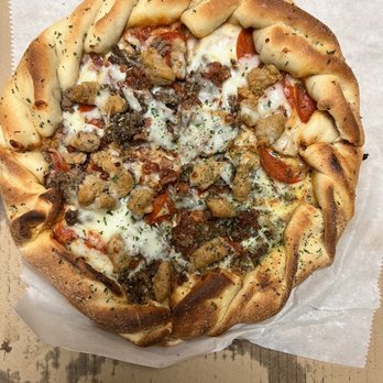Can A Brotha Get A Slice - Damn Baby Pizza (honey pecan chicken) - Pizza Near Me - Montgomery, Alabama