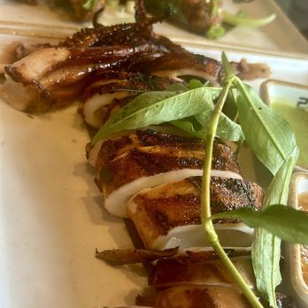 Pho Bar Vietnamese Kitchen - GRILLED SATAY SQUID I MUC NUONG SA TE - Vietnamese Near Me - Davie, Florida Pho Bar Vietnamese Kitchen - GRILLED SATAY SQUID I MUC NUONG SA TE - Vietnamese Near Me - Davie, Florida