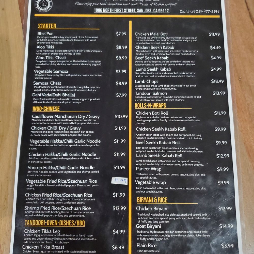 Karimi Restaurant - Menu - Indian Near Me - San Jose, California Karimi Restaurant - Menu - Indian Near Me - San Jose, California