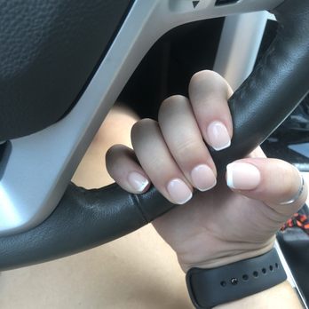 The Nail Kitchen - French tip dip with thin white part - Nail Salons Near Me - Magnolia, Texas The Nail Kitchen - French tip dip with thin white part - Nail Salons Near Me - Magnolia, Texas