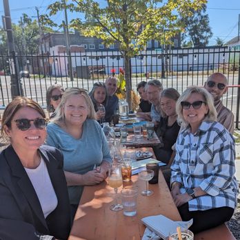 Supergeil - On the patio enjoying brunch - Mediterranean Near Me - Detroit, Michigan