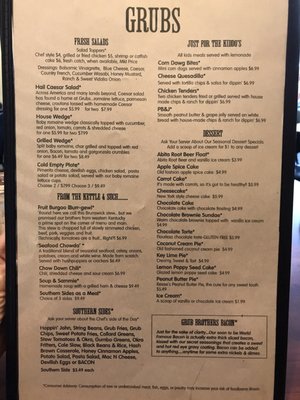 Menu photo 6 Grub Brothers Eatery Washington, NC