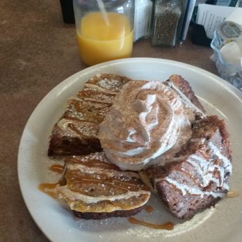Miss Worcester Diner - banana bread French toast - Diners Near Me - Worcester, Massachusetts