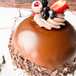 Italian Centre Shop - Chocolate cake SO rich you won't believe it.  Probably weight 5lb.