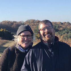 Ashdown Forest - Russ and Bete, our hosts