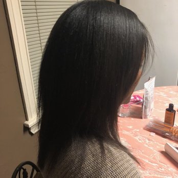Coed Beauty Salon - Pic 1 of 2 Keratin Treatment. Styled by Metta - Hair Salons Near Me - Swarthmore, Pennsylvania