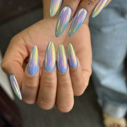 Nail 45 - Acrylic full set with design