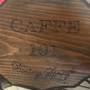 Caffe 101 - Inside sign - Cafes Near Me - Boiling Springs, Pennsylvania