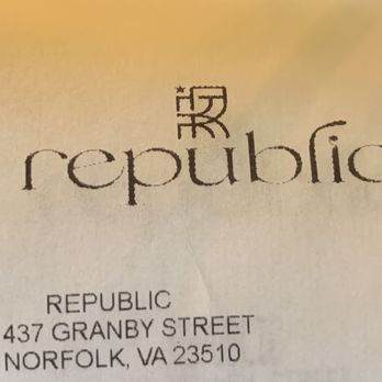 Republic - Address - Latin American Near Me - Norfolk, Virginia Republic - Address - Latin American Near Me - Norfolk, Virginia