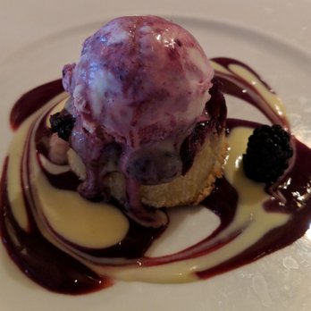 Bouchon - Blackberry-lemon upside-down cake - French Near Me - Santa Barbara, California