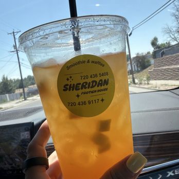 Sheridan Nutrition - Peach Mango Mega T! - Juice Bars & Smoothies Near Me - Denver, Colorado Sheridan Nutrition - Peach Mango Mega T! - Juice Bars & Smoothies Near Me - Denver, Colorado