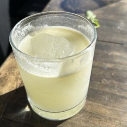 Katana with ginger beer