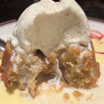 Mike's American - Warm White Chocolate Bread Pudding - American Near Me - Springfield, Virginia Mike's American - Warm White Chocolate Bread Pudding - American Near Me - Springfield, Virginia