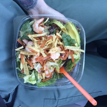 Salad and Go - Bbq ranch salad with shrimp is so yummy! - Salad Near Me - Tolleson, Arizona Salad and Go - Bbq ranch salad with shrimp is so yummy! - Salad Near Me - Tolleson, Arizona