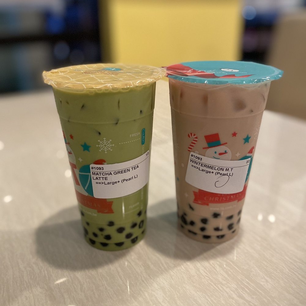 T4 - matcha latte & wintermelon milk tea, 10/10! - Coffee & Tea Near Me - San Pablo, California