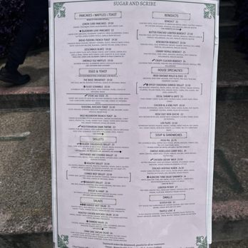 Sugar and Scribe - Menu - Bakeries Near Me - La Jolla, California Sugar and Scribe - Menu - Bakeries Near Me - La Jolla, California