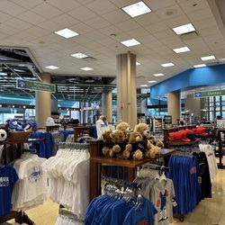 Barnes & Noble - Lots of DePaul University T-shirts and other spirit wear.