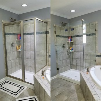 Pro Tech Glass - Our new frameless shower. Â Thanks Pro Tech Glass! - Glass & Mirrors Near Me - Monroe, North Carolina Pro Tech Glass - Our new frameless shower. Â Thanks Pro Tech Glass! - Glass & Mirrors Near Me - Monroe, North Carolina