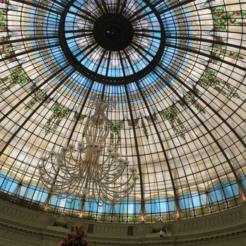 Gran Hotel Miramar - Ceiling in the hotel lobby - Hotels Near Me - Málaga, Massachusetts