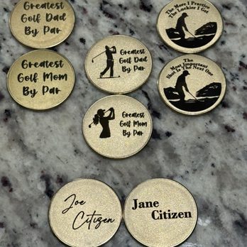 Laser Engravings Plus - Personalized Golf Ball Coin Markers - Watch Repair Near Me