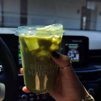 Buena Matcha - Honey Lavender Matcha w/ Oatmilk! - Tea Rooms Near Me - Palm Desert, California