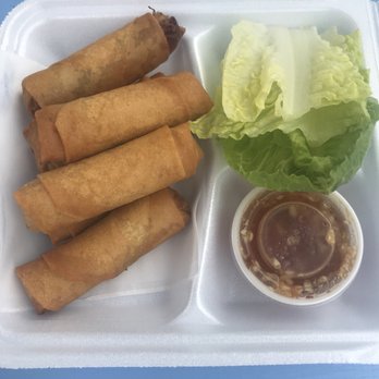 Malai Thai - My friend's spring rolls. They were delicious as well. - Thai Near Me - Haleiwa, Hawaii Malai Thai - My friend's spring rolls. They were delicious as well. - Thai Near Me - Haleiwa, Hawaii