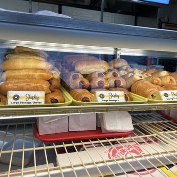 Shipley Do-Nuts  - a variety of pastries in a display case - Bakeries Near Me - Little Rock, Arkansas