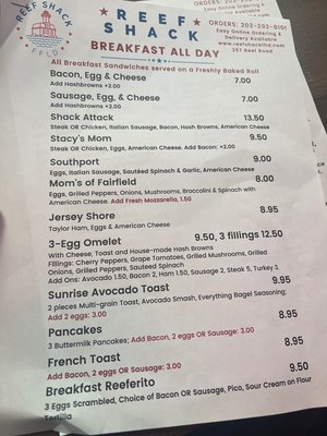 Menu photo 1 Reef Shack Fairfield, CT