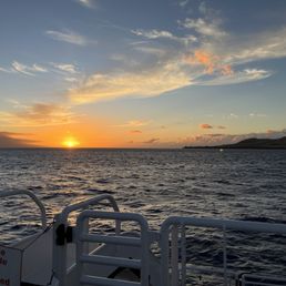 Sunset dinner cruise.