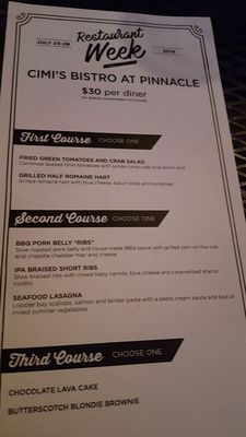 Menu photo 3 Cimi's Bistro Grove City, OH