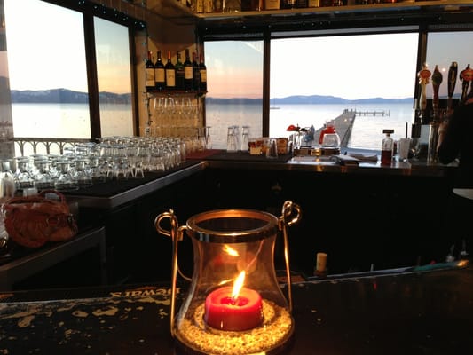 Boathouse on the Pier by null