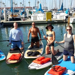 Oceanside Paddleboard - One of the groups who recently took part in SUP Fitness at Oceanside Paddleboard
