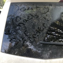 Michael's Car Center - Dirty window again before