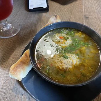 Smaki Gruzji - Gupta - chicken and rice broth soup - Georgian Near Me - Kraków, DS Smaki Gruzji - Gupta - chicken and rice broth soup - Georgian Near Me - Kraków, DS
