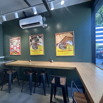 Champion’s Curry - inside seating - Japanese Curry Near Me - Pasadena, California