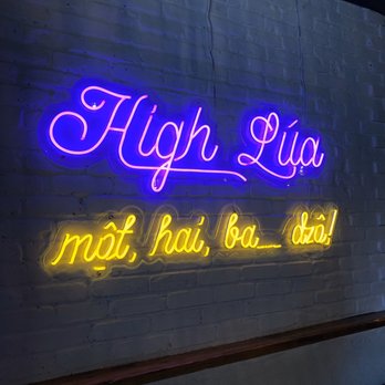 High Lúa Vietnamese Kitchen - Cute sign in the store! - Vietnamese Near Me - Brooklyn, New York