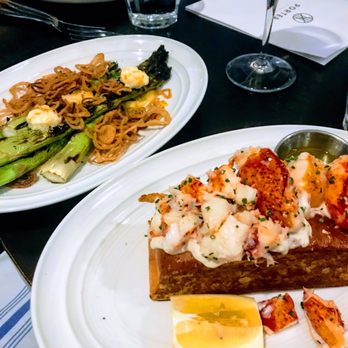 Porter Kitchen & Deck - Lobster Roll* with  Asparagus - New American Near Me - Chicago, Illinois