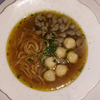 Urthaler Hof - Fest Tagsuppe, was as great to look at as it tasted. 3 suppe in one bowl. A must have! - Meat Shops Near Me - Sindelsdorf, BY Urthaler Hof - Fest Tagsuppe, was as great to look at as it tasted. 3 suppe in one bowl. A must have! - Meat Shops Near Me - Sindelsdorf, BY