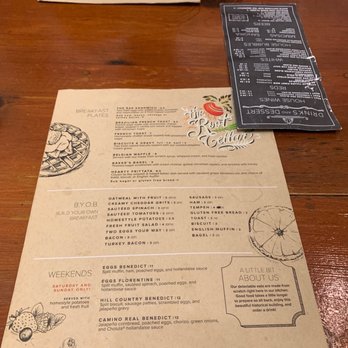 The Root Cellar Cafe - Menu - Breakfast & Brunch Near Me - San Marcos, Texas The Root Cellar Cafe - Menu - Breakfast & Brunch Near Me - San Marcos, Texas