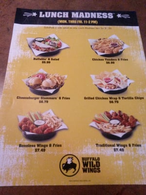 Menu photo 3 Buffalo Wild Wings Canal Winchester, OH Menu photo 3 Buffalo Wild Wings Canal Winchester, OH