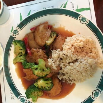 Veggie Heaven - Lunch special of chicken and broccoli - Vegetarian Near Me - Montclair, New Jersey Veggie Heaven - Lunch special of chicken and broccoli - Vegetarian Near Me - Montclair, New Jersey