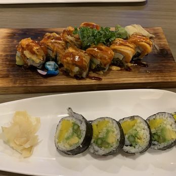Sushi Masa - Lucky Buddha and garden roll - Sushi Bars Near Me - Tampa, Florida Sushi Masa - Lucky Buddha and garden roll - Sushi Bars Near Me - Tampa, Florida