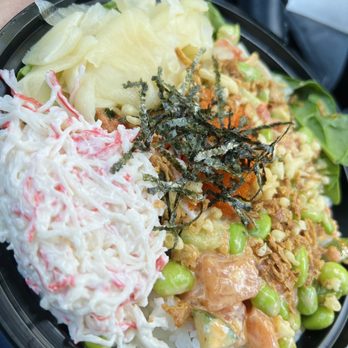 Poke Poki - #2 bowl. Bowls get bigger as the number goes up. But this bowl was filling for me. - Poke Near Me - La Verne, California Poke Poki - #2 bowl. Bowls get bigger as the number goes up. But this bowl was filling for me. - Poke Near Me - La Verne, California