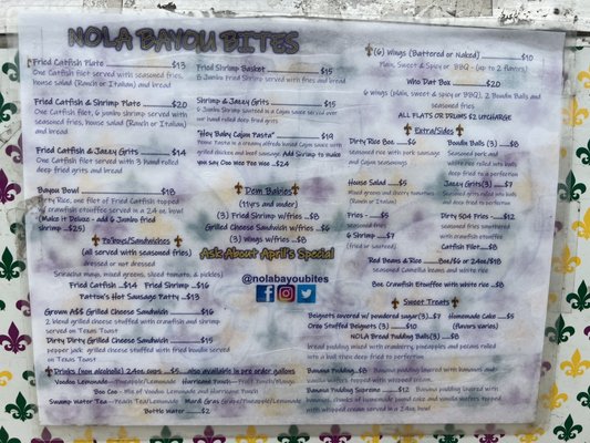 Menu photo 1 Nola Bayou Bites Cibolo, TX Menu photo 1 Nola Bayou Bites Cibolo, TX