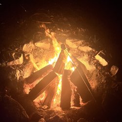 Nature Adventures Outfitters - Post-paddle bonfire